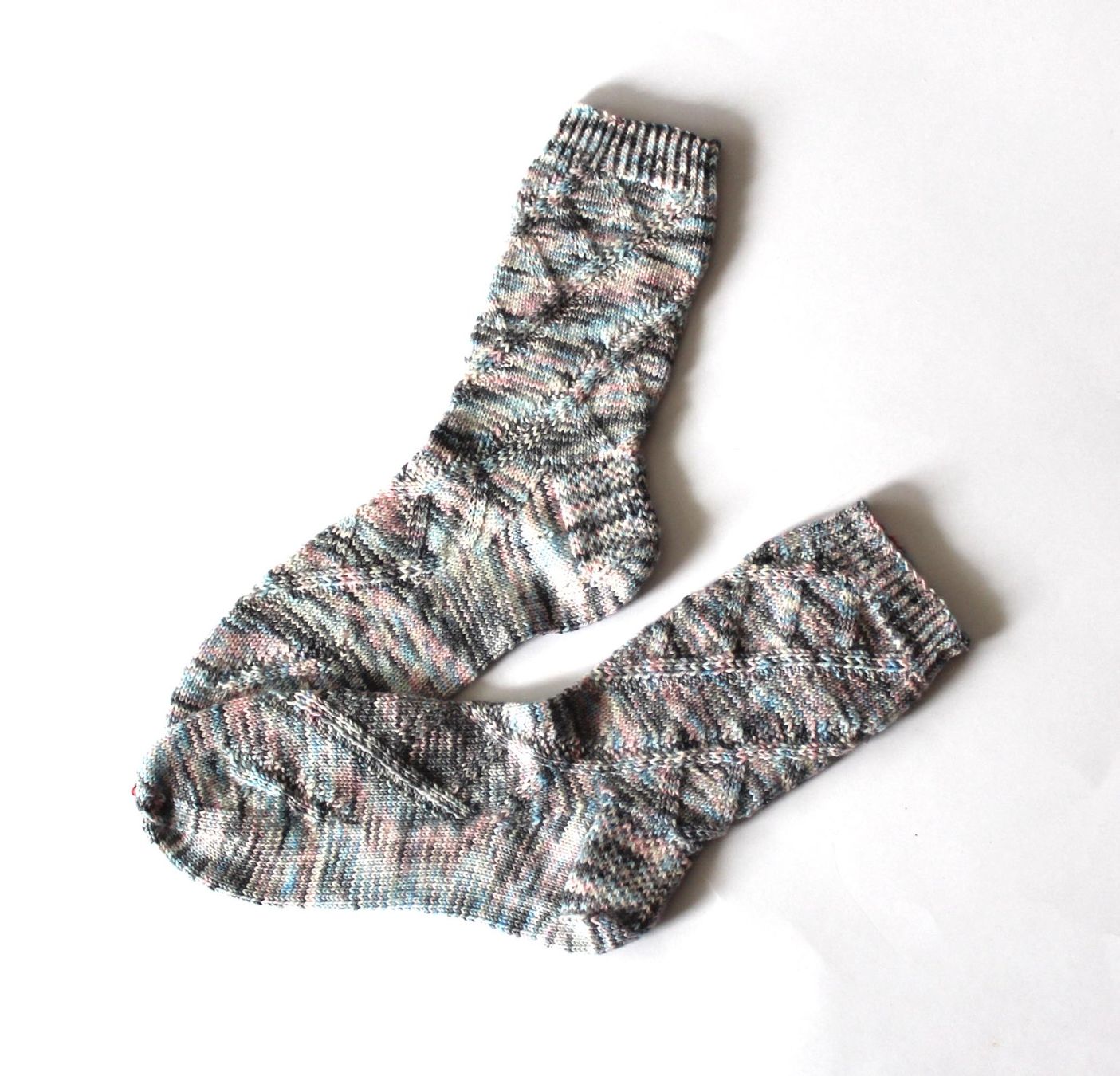 Socken: Warme, gestrickte Socken, Grösse 38-39 – Neu und originalverpackt aus Thun von jamto2