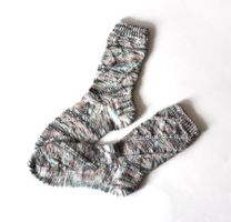 Warme, gestrickte Socken, Grösse 38-39