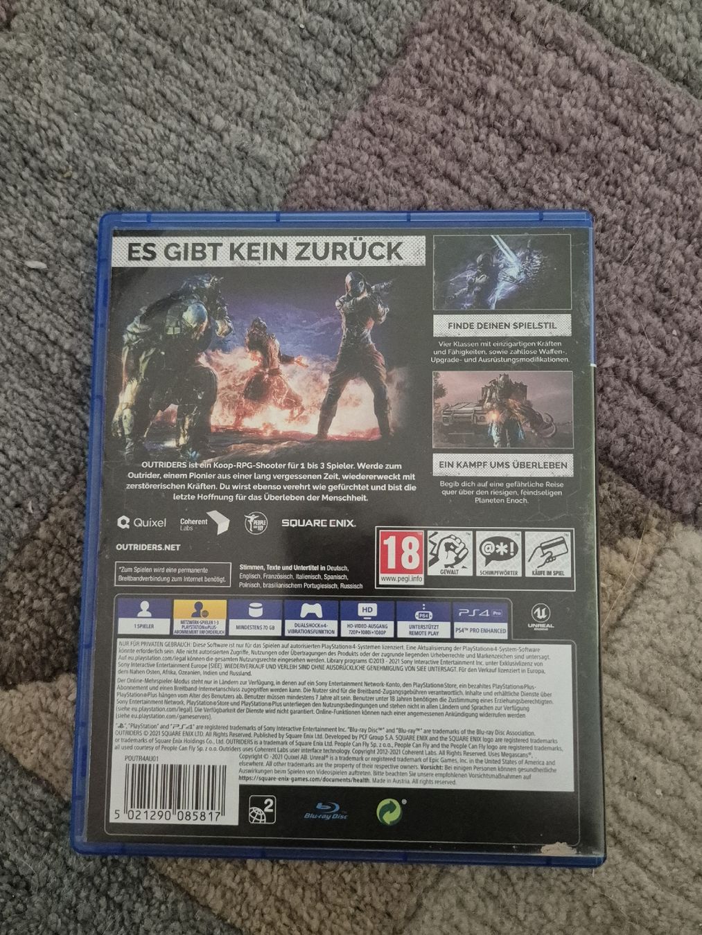 Sony Jeux: outsiders ps4 – D'occasion à Gerlafingen par garten112 1