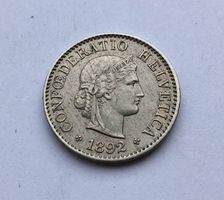 1892 5 Rappen vz+