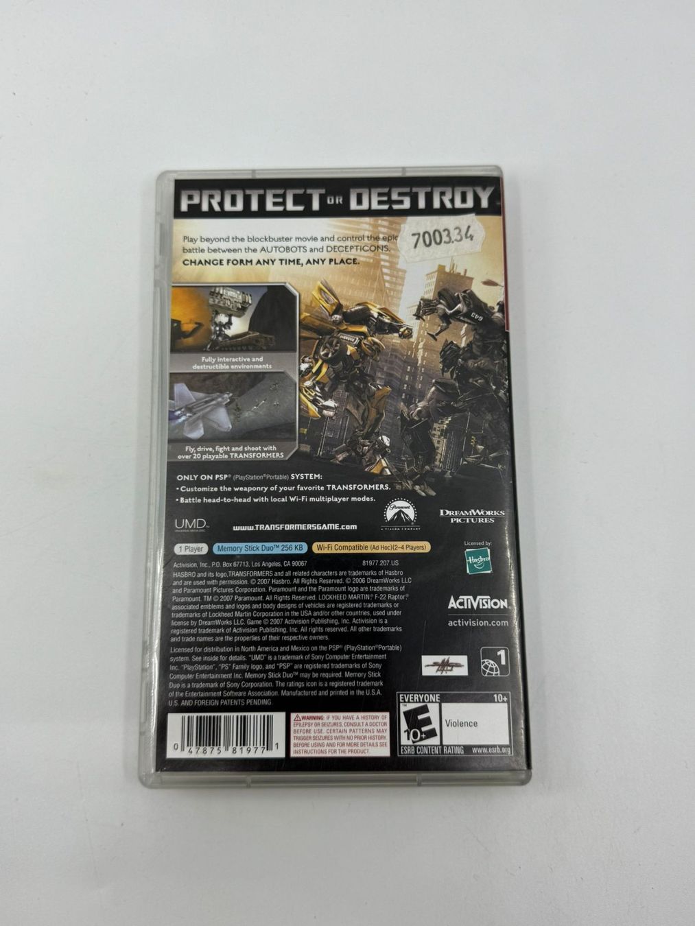 Giochi: Transformers The Game (PSP) – Usato da Herisau venduto da Seyashop1 2