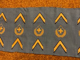 10 Fourier Gradabzeichen auf Band - Schweizer Armee