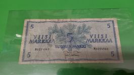 Finnland 5 Markkaa  1963