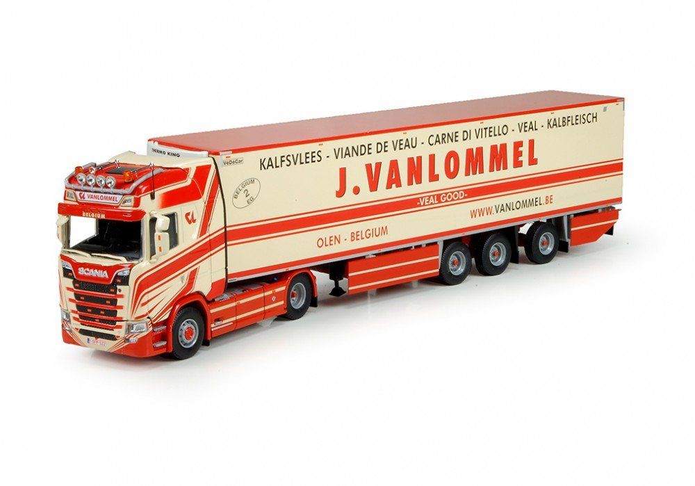 Tekno Kit di modellismo & Modellini statici: Tekno 72741 Scania van Lommel – Nuovo e nell'imballaggio originale da Dagmersellen venduto da FBM-Bacheli