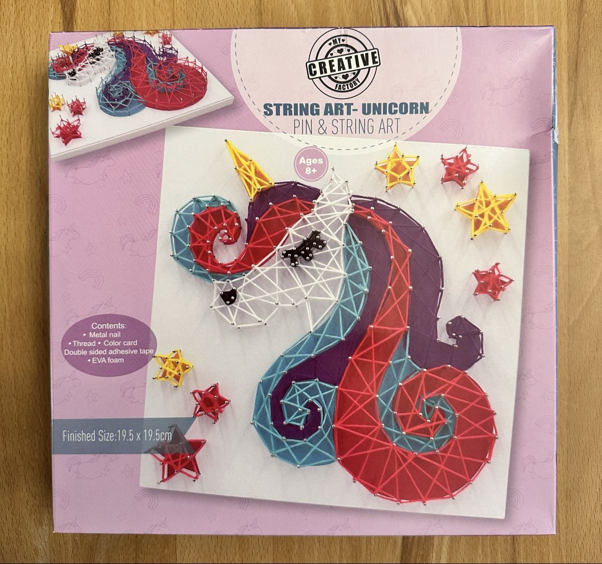Kit bricolage: String Art Unicorn Einhorn – Nuovo e nell'imballaggio originale da Watt venduto da mosi72