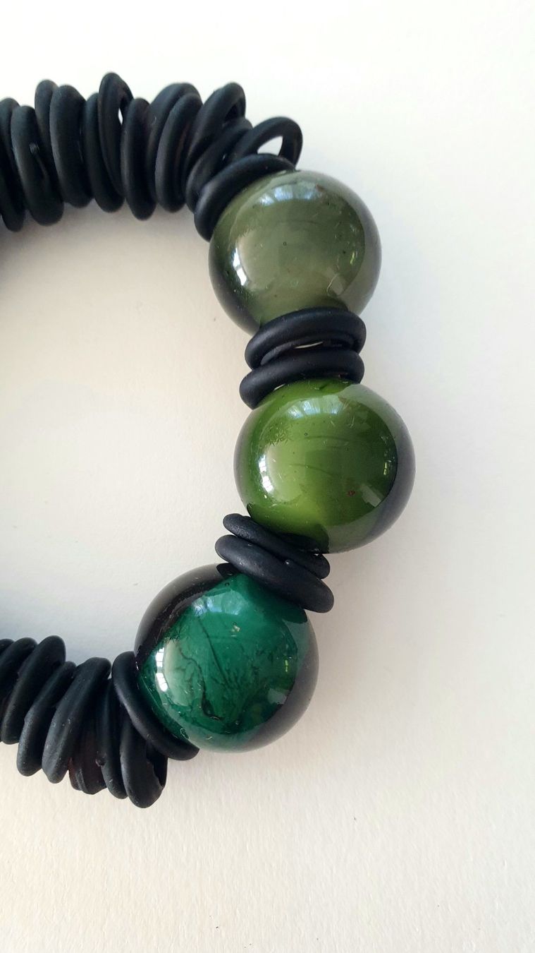 Murano Bracciali & Braccialetti: Design Armband mit  Muranoperlen – Nuovo e nell'imballaggio originale da Uetikon am See venduto da Coralreef 2