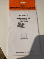 1/32 KI-44 SHOKI EXHAUST FÜR HASEGAWA