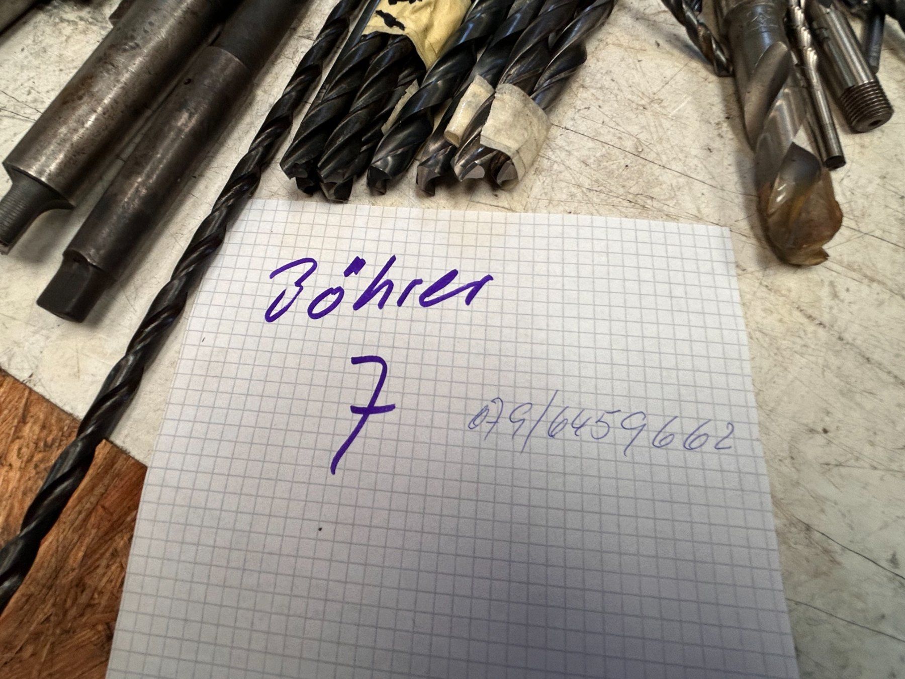 Alle Werkzeuge: div. Spiralböhrer 7 – Gebraucht aus Münchenstein von fransch 1
