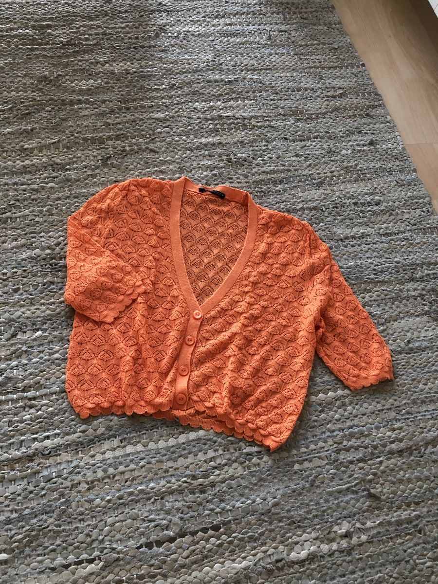 Zara Giacche: Zara Cardigan Strickjacke, orange, Grösse S. – Nuovo (secondo la descrizione) da Dübendorf venduto da mar_s66c 2