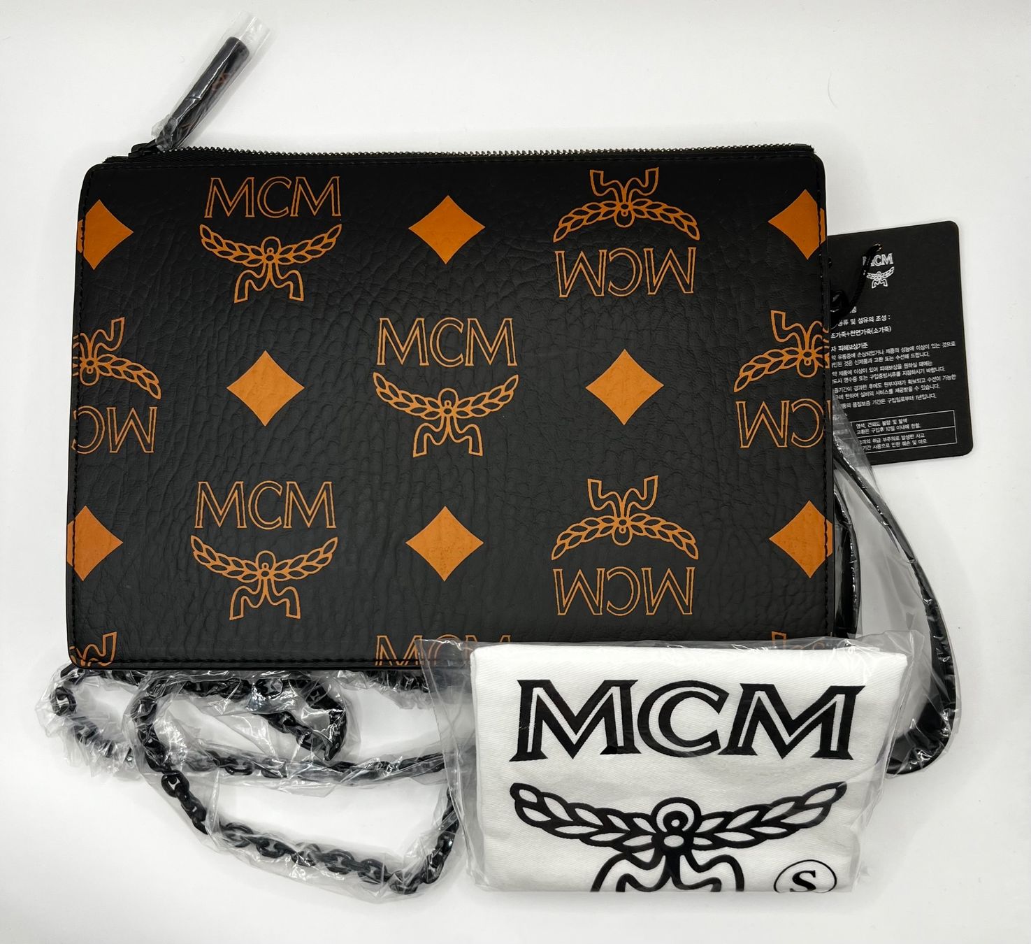 Mcm Taschen: MCM AREN POUCH SMALL - UMHÄNGETASCHE - BLACK – Neu und originalverpackt aus Oberaach von Dandy2021 5