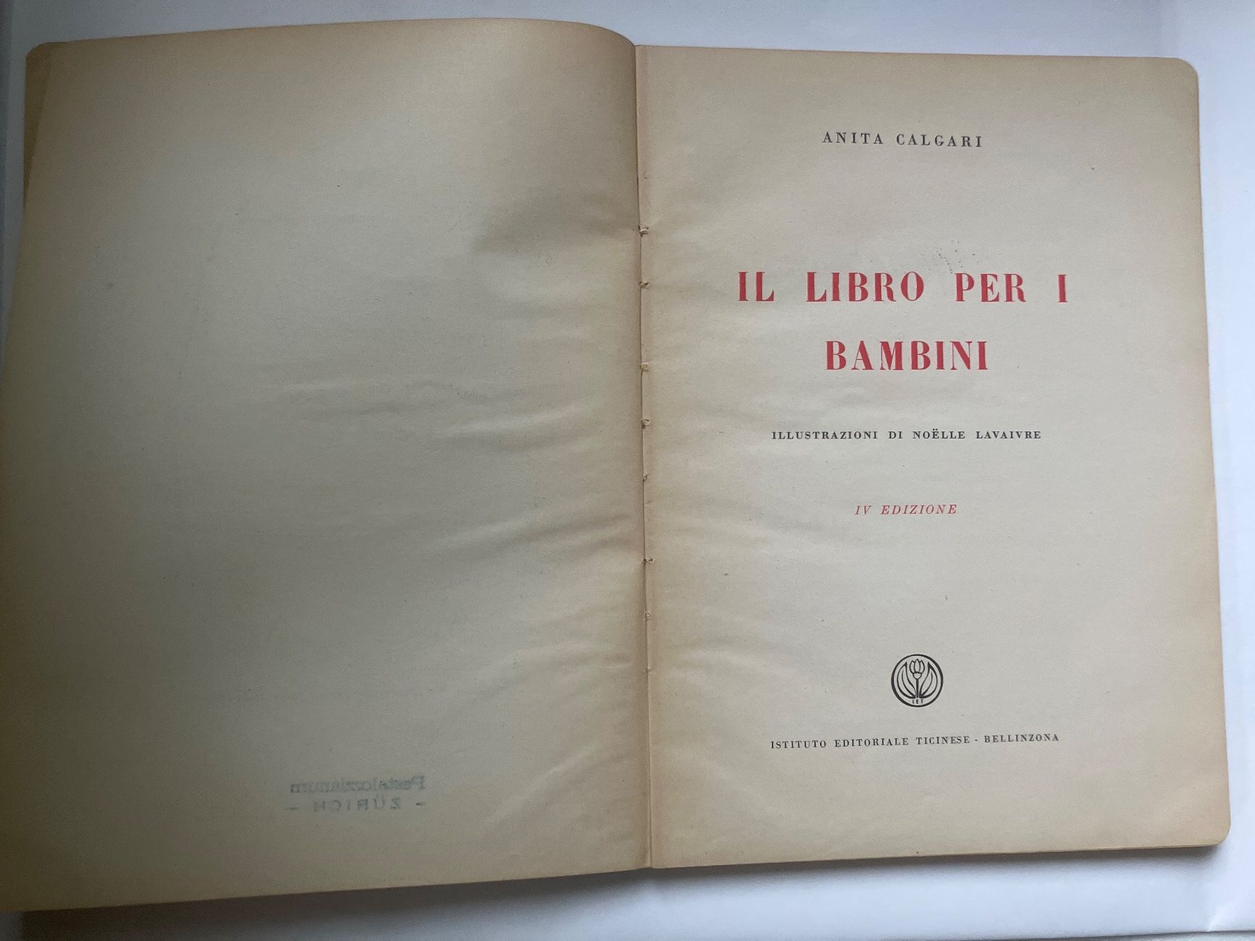 Libri: il libro per i bambini – Usato da ZUERICH venduto da Carolus1 2