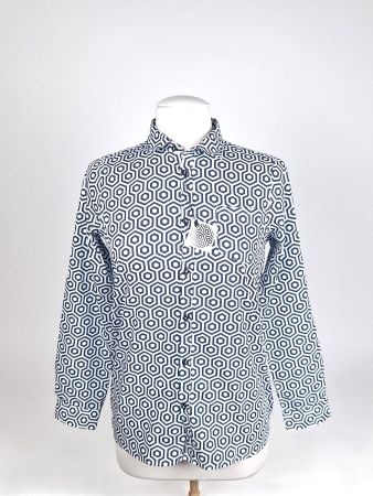 Coton Doux Kinderhemd Hexagonmuster, Gr. 164