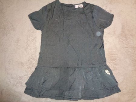 Süsses Sommerkleid für Mädchen, Grösse 104, dunkelgrau!