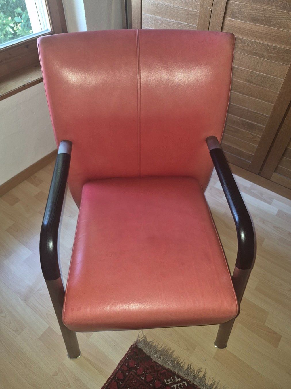 Rolf Benz Poltrone: ROLF BENZ Sessel / Longchair, Leder, rot – Usato da Thalheim an der Thur venduto da LycaenaDispar 2