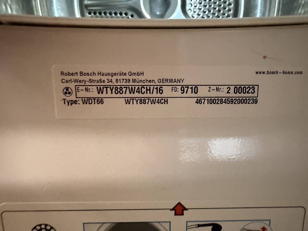Bosch Asciugatrici: Bosch Wärmepumpen Tumbler – Usato da Kirchberg SG venduto da nimmzwei 4