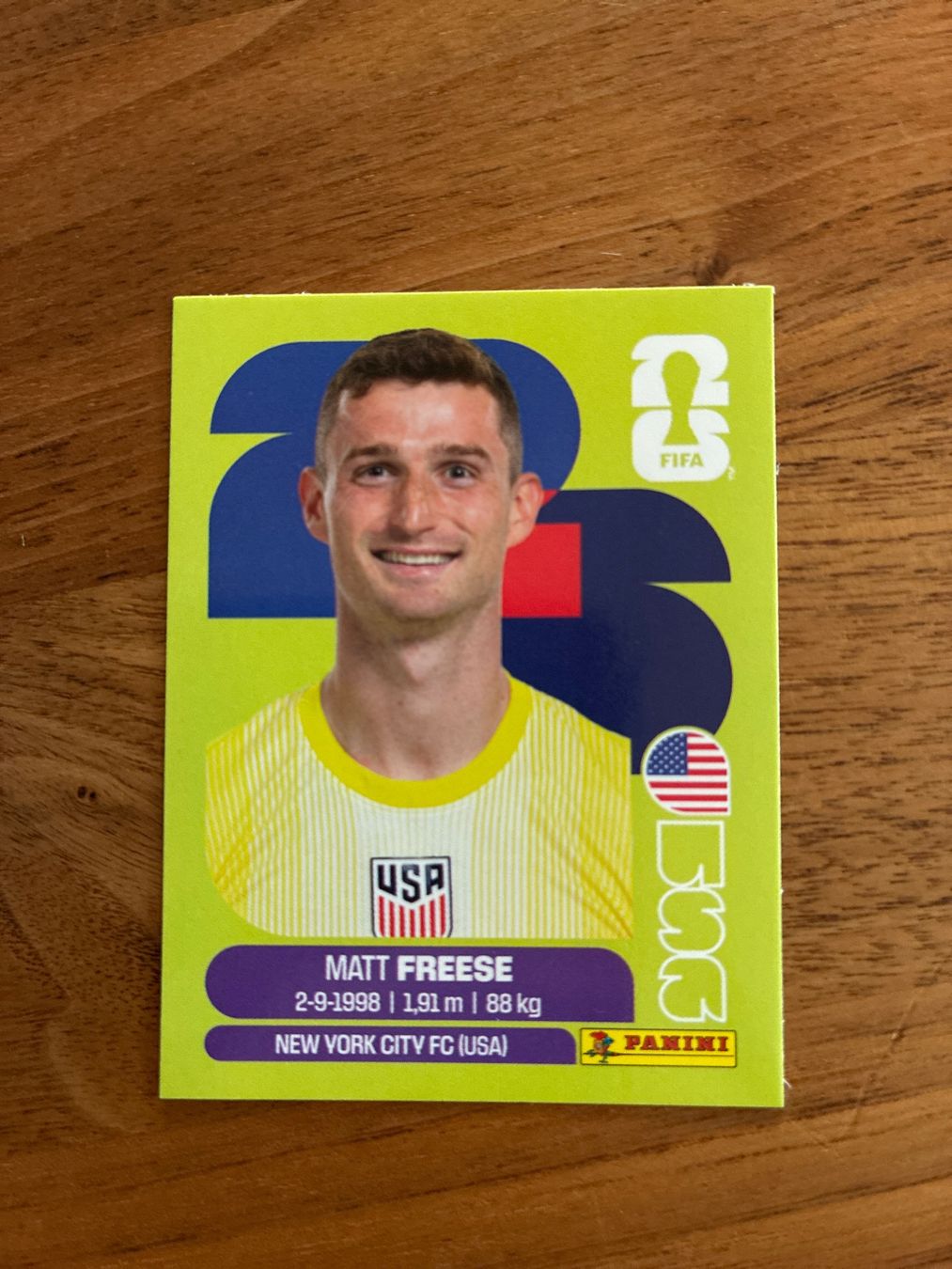Panini Carte collezionabili: FIFA WC 2026 Matt Freese USA 2 – Nuovo (secondo la descrizione) da Boll venduto da valoune01