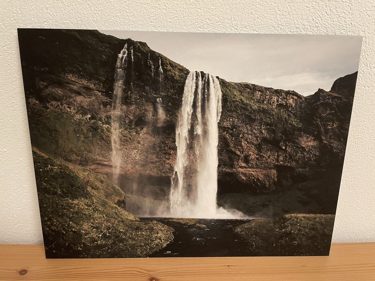 Poster & Bilder: Bild Wasserfall Island – Neu (gemäss Beschreibung) aus Siebnen von Starlauf
