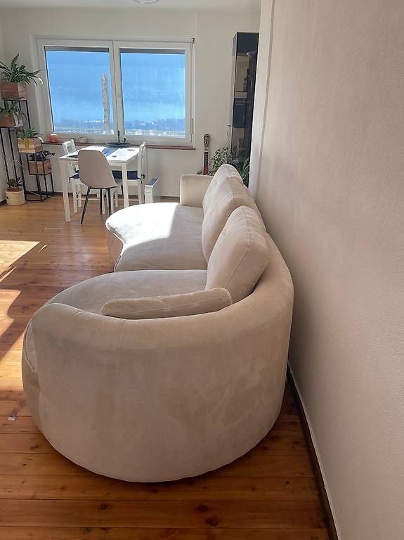 Conforama Sofas: Divano Conforama color crema in ottimo stato – D'occasion à Locarno par mrw_78gv 1