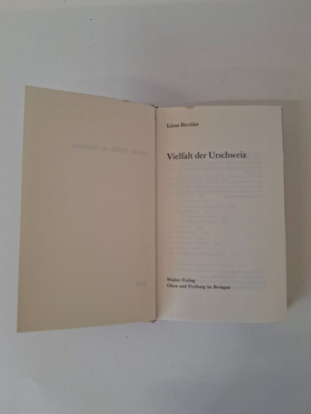 Libri: Linus Birchler - Vielfalt der Urschweiz – Usato da Reichenburg venduto da AK307 1