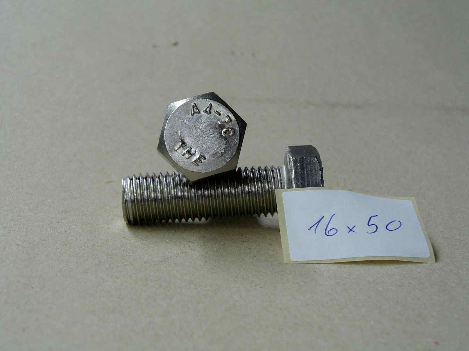 Tous les outils: Schraube M16 x 40 oder 45 oder 50 oder 55  A4 INOX – Neuf (Voir description) à Samstagern par Betscha 1