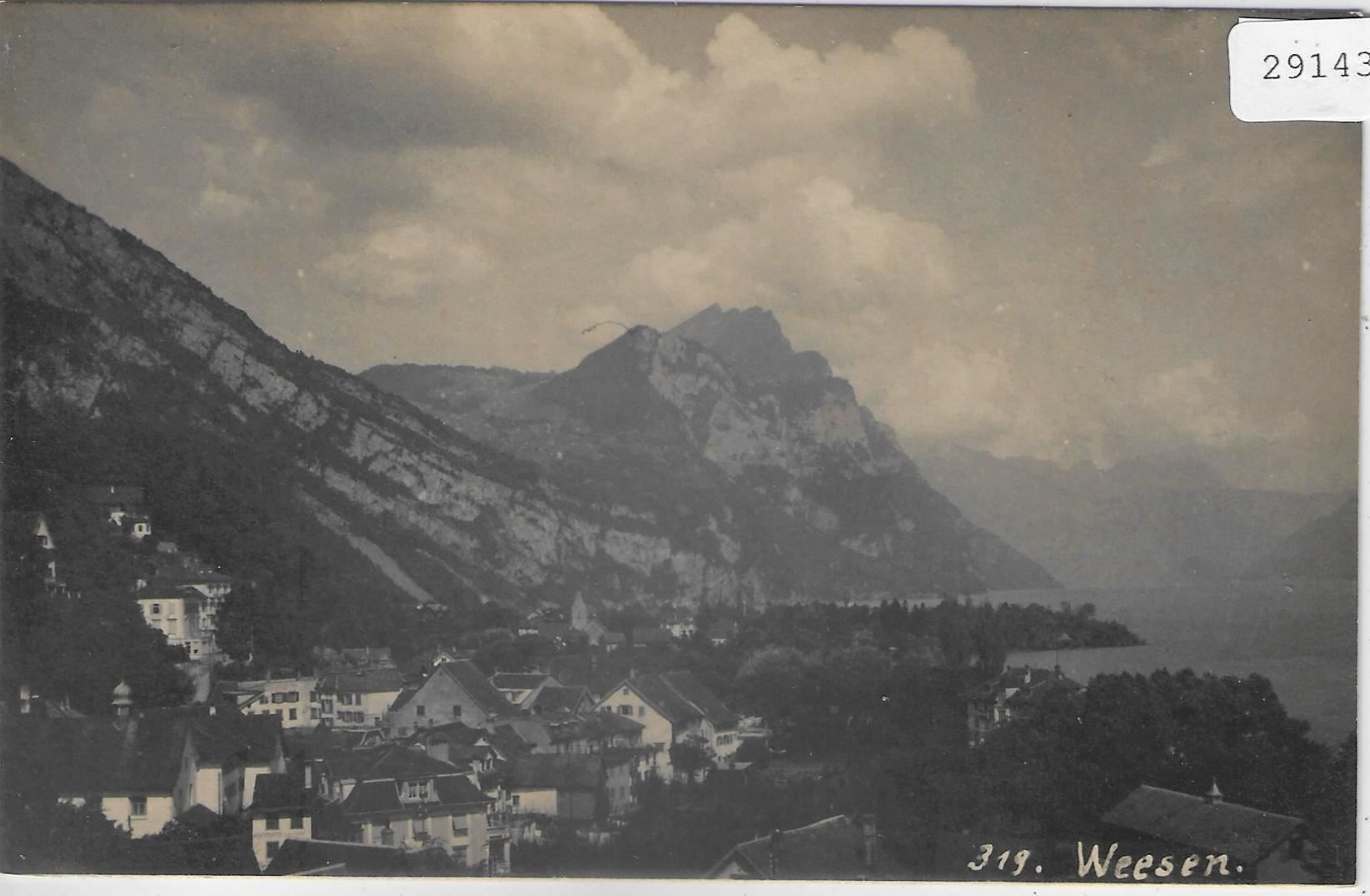 Cartoline postali: Weesen - Generalansicht – Usato da Ettingen venduto da Kartenplanet