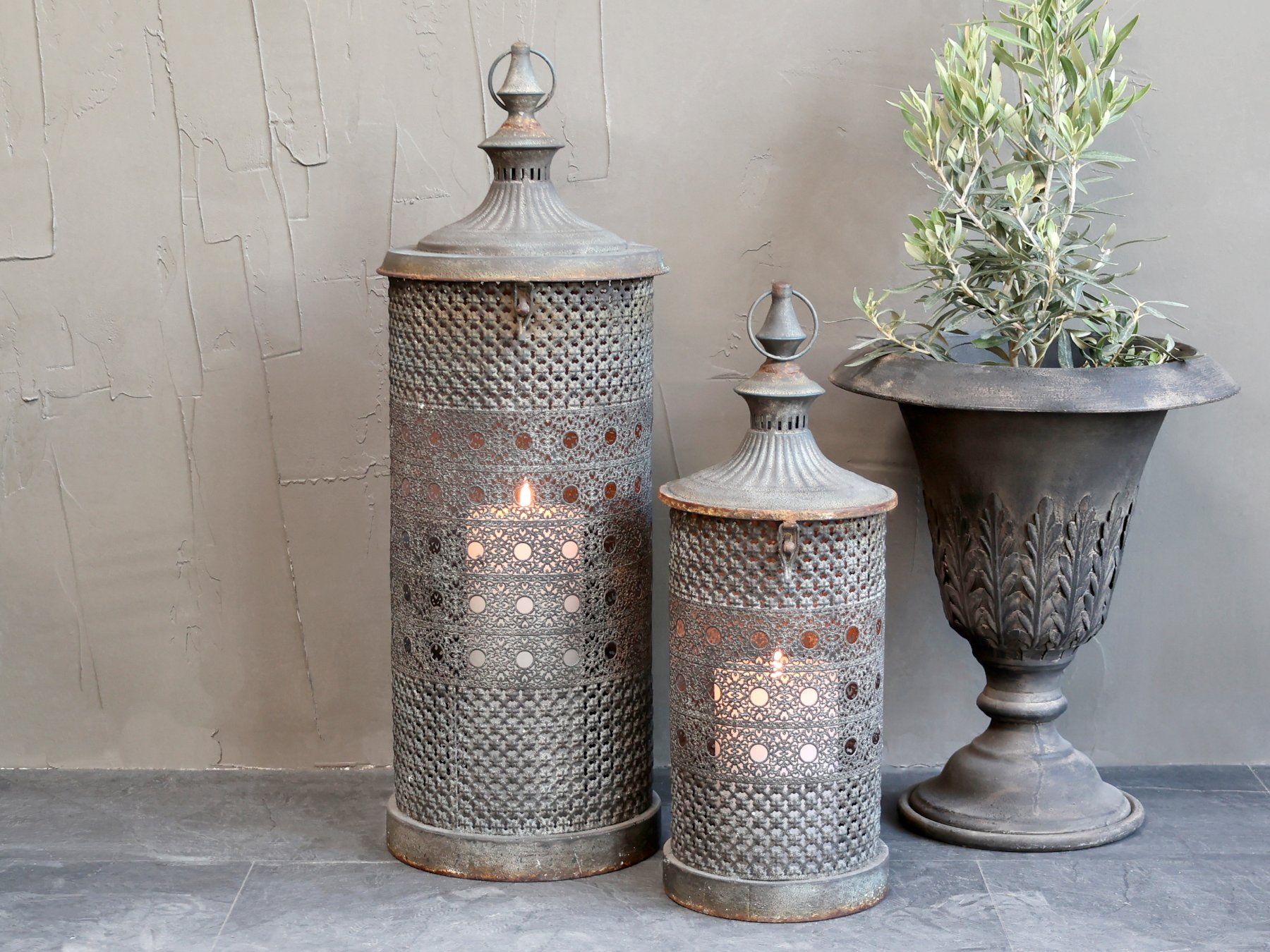 Lanterne: Alte Laterne, Höhe 50 cm, Chic Antique – Nuovo e nell'imballaggio originale da Innertkirchen venduto da Glatthard-Interior