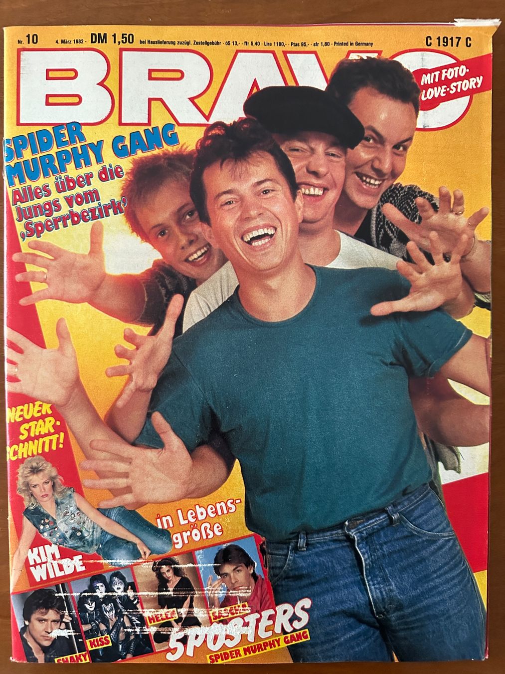 Riviste & Magazine: BRAVO 1982 Nr. 10 // Spider Murphy Gang – Usato da Zürich venduto da die_5djt