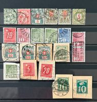 Timbres type chiffres-  Suisse