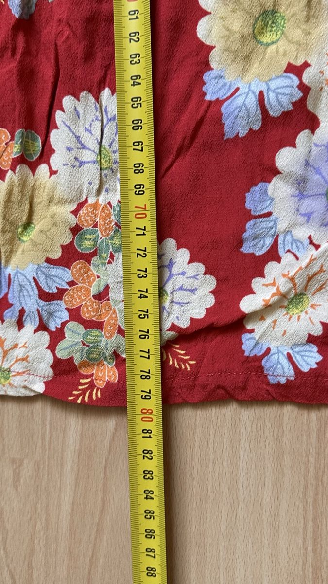 Vestiti & Gonne: Roter Sommerrock mit Blumenmuster – Nuovo (secondo la descrizione) da Romanshorn venduto da Butterdog 3