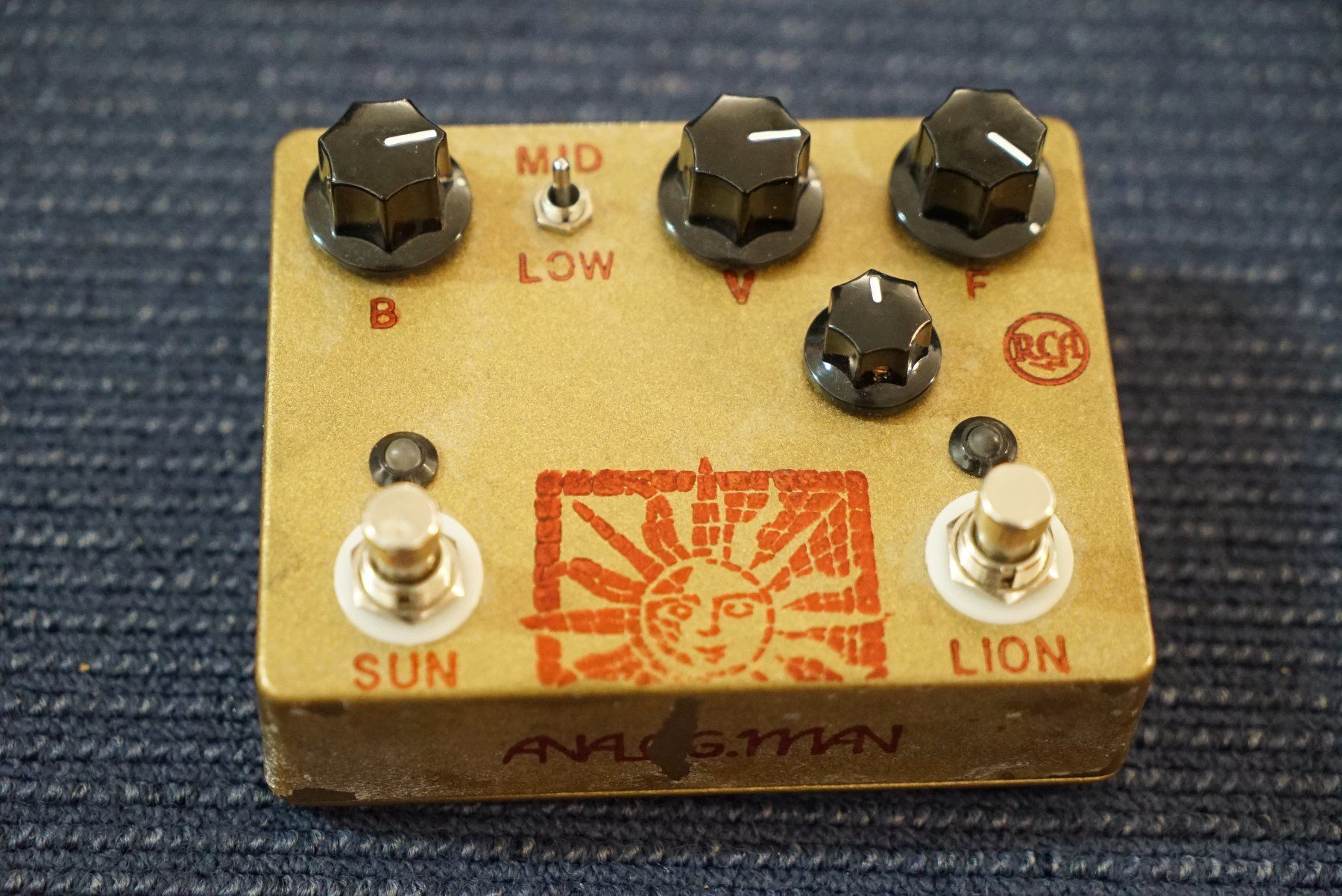 Analog Man Sun Lion Fuzz Booster Pedal ultra rar (Gebraucht