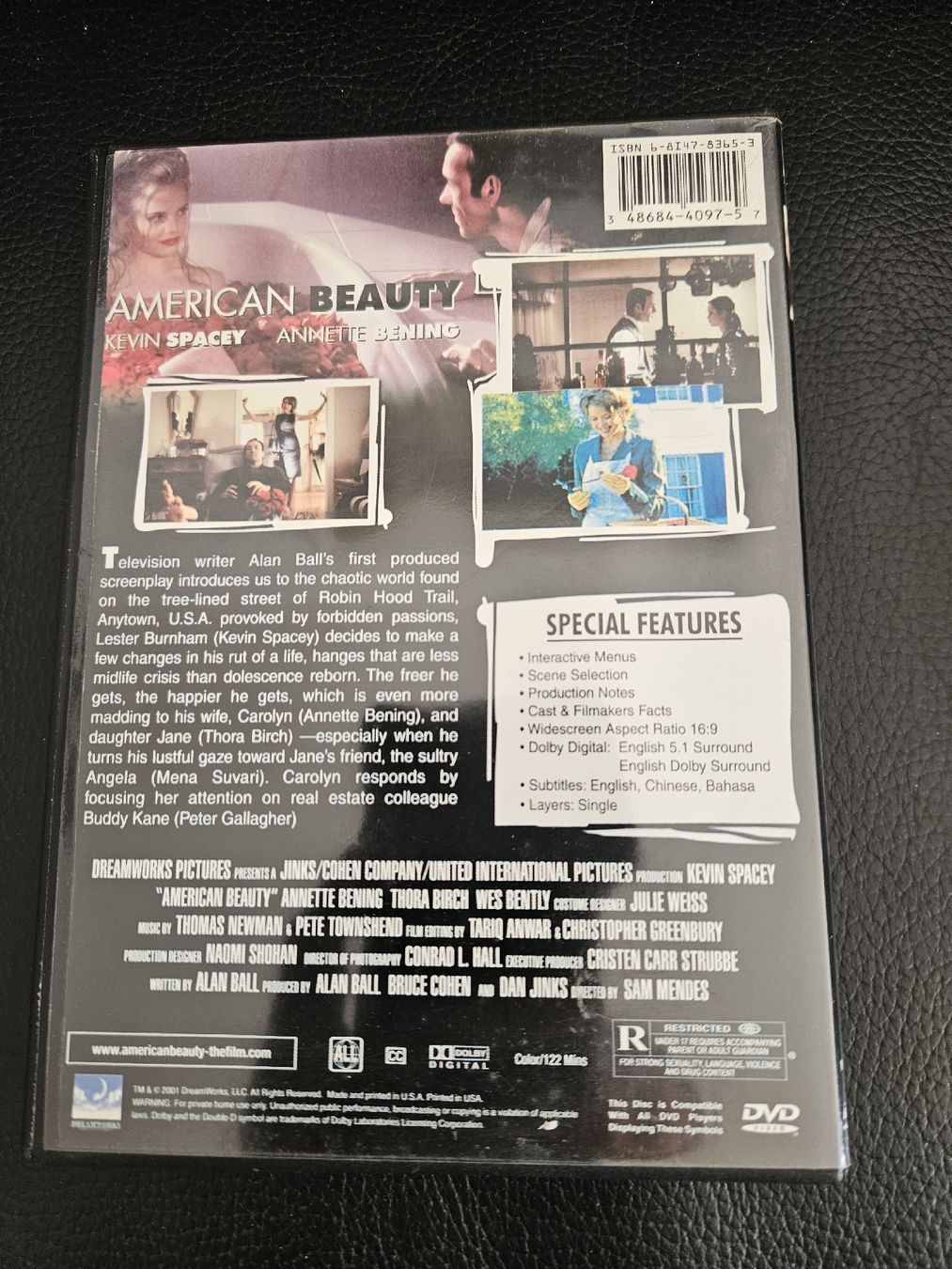 Tutti i DVDs: American Beauty - DVD – Usato da Oberdorf BL venduto da BaldenEagle 3