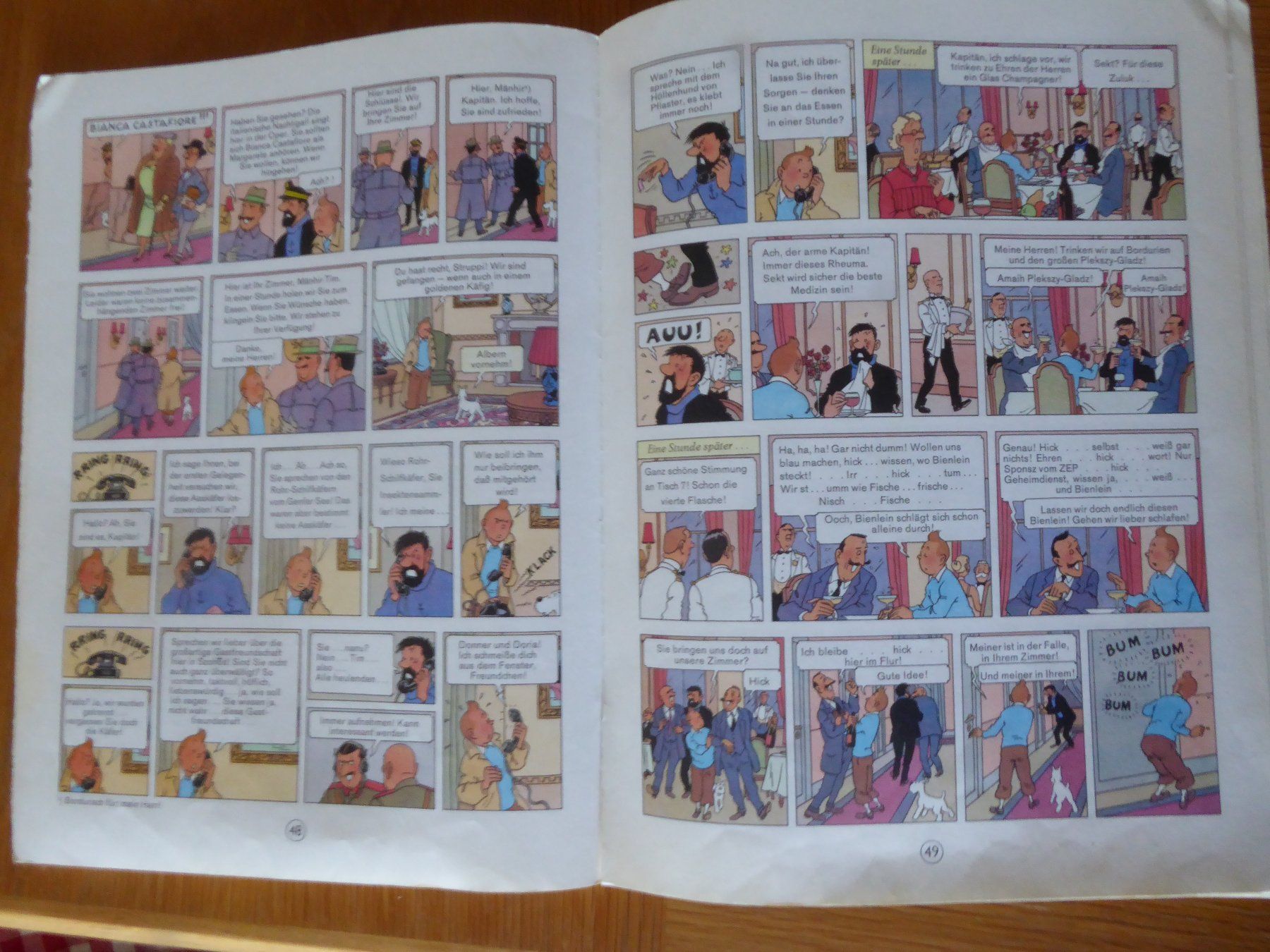 BD: Tim & Struppi der Fall Bienlein – D'occasion à Gossau SG par tenerife11 7