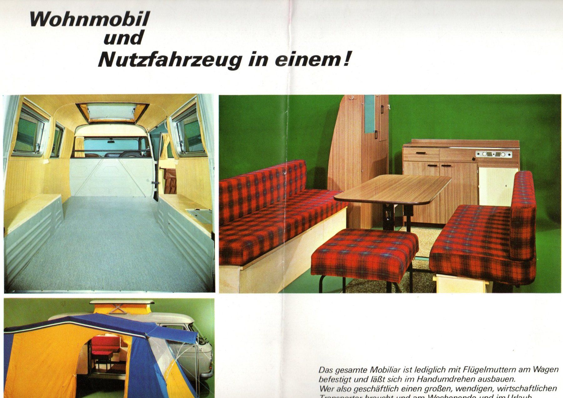 Fiat Camping Fahrzeuge: Fiat 238 als Wohnmobil - Original Prospekt – Neu (gemäss Beschreibung) aus Malans GR von Chueche427 4