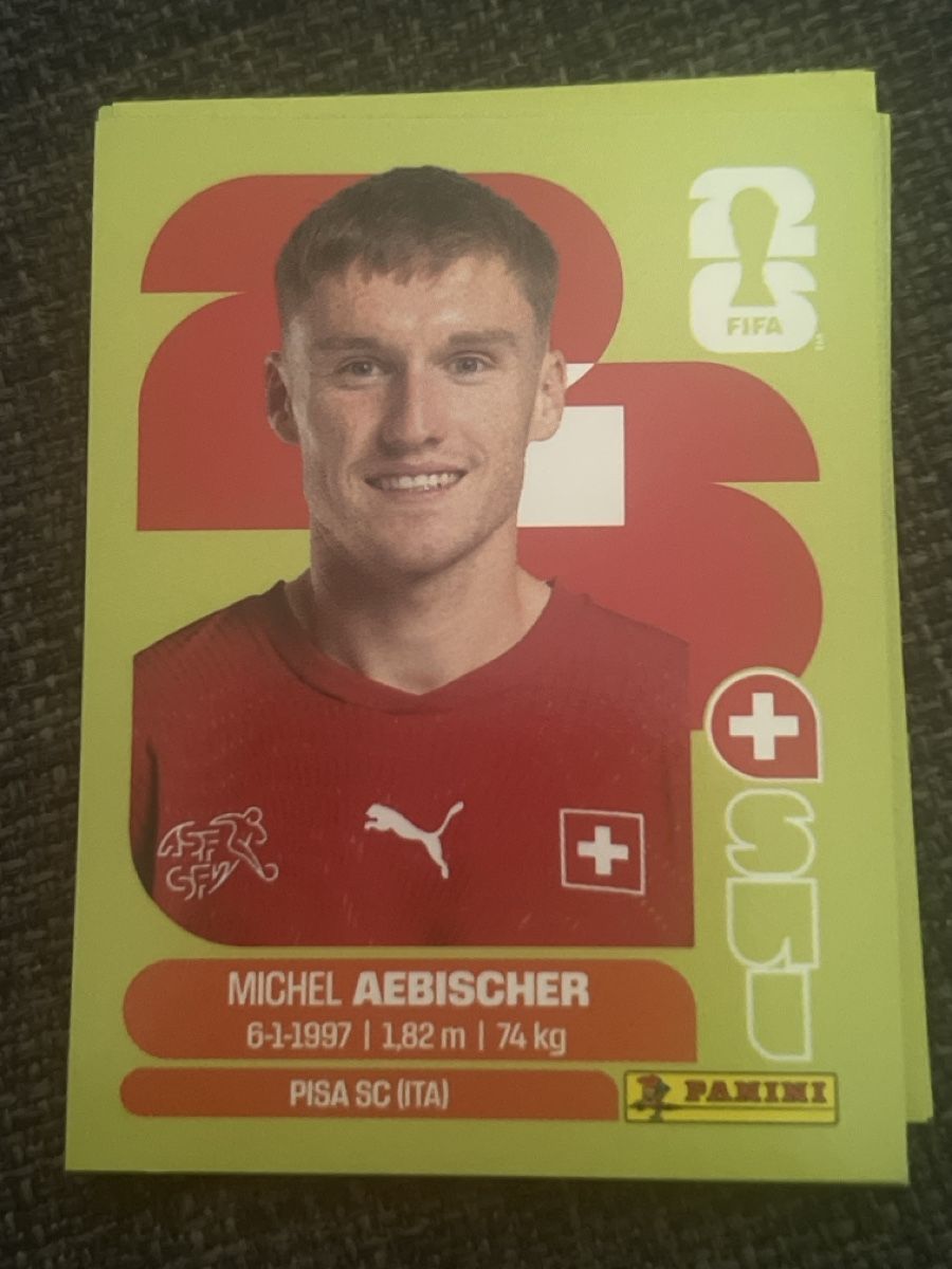 Panini Cartes à collectionner: Panini Sticker Aebischer – Neuf (Voir description) à Basel par Dambiii