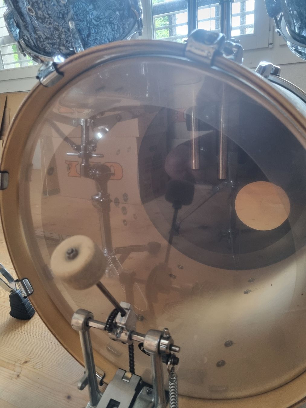 Instruments de musique: Pearl Drum Set Blue Shells + Hocker + Drumstick Set – D'occasion à Elgg par dav_6nkw 2