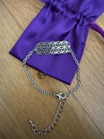 Bracelet Fleur de Vie, acier inoxydable, neuf