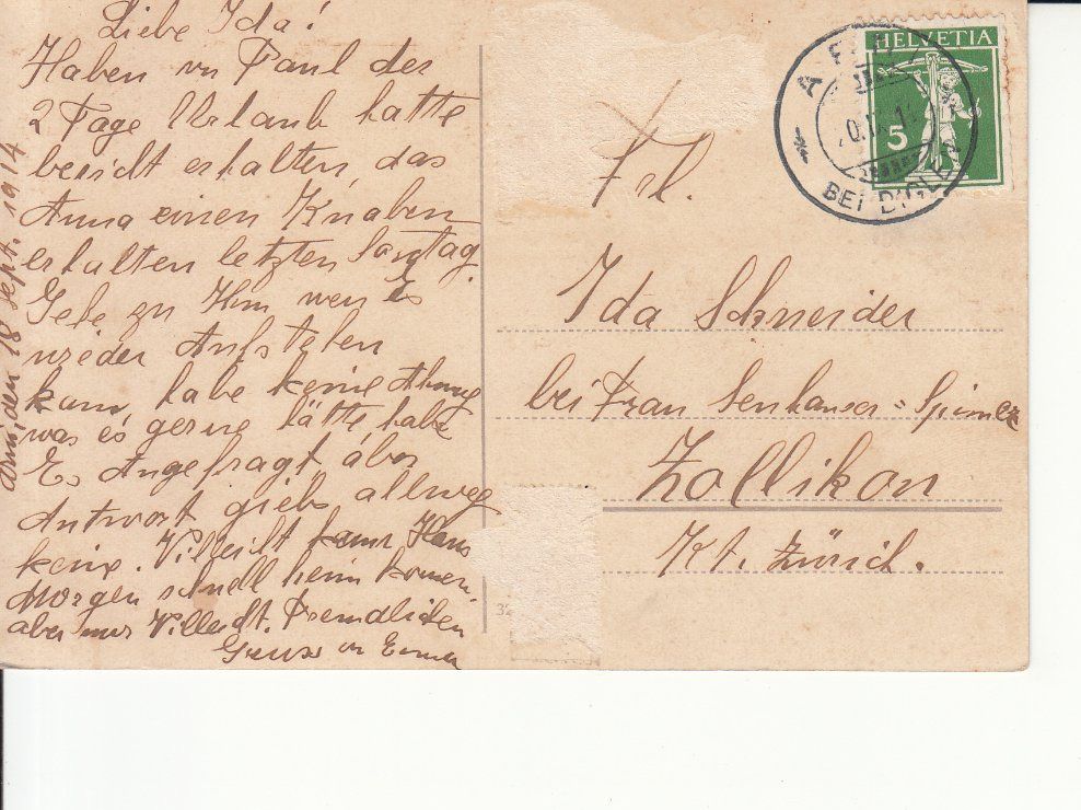 Ansichtskarten: Bern 1911 – Gebraucht aus Bürglen TG von StampGraf 1