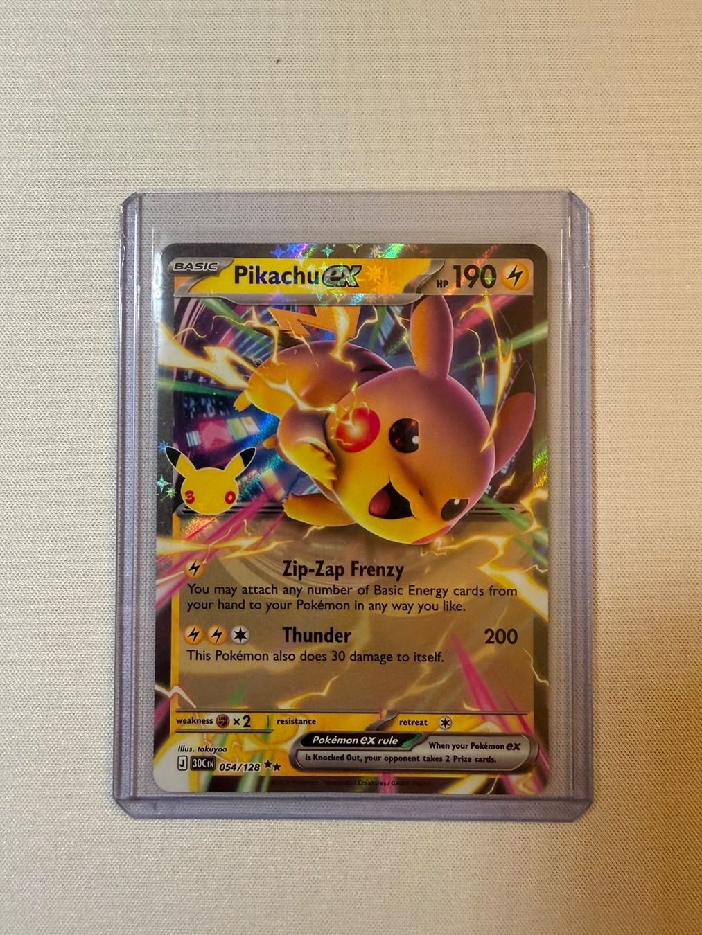 Cartoline: Pikatchu Ex 30th Anniversery – Nuovo (secondo la descrizione) da Rudolfstetten venduto da beat.ruee