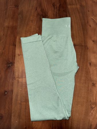TEVEO Leggings mintgrün Grösse M Damen