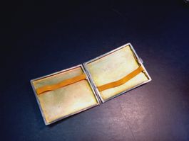Zigarettenetui - Etui für Zigaretten - signiert und graviert