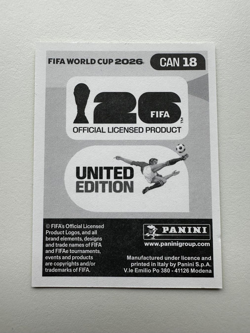 Panini Cartes à collectionner: Liam Millar Panini WM 2026 Sticker CAN 18 – D'occasion à Zürich par karsumpel11 1