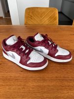 Nike Air Jordan 1 Low, Grösse 38, Bordeaux