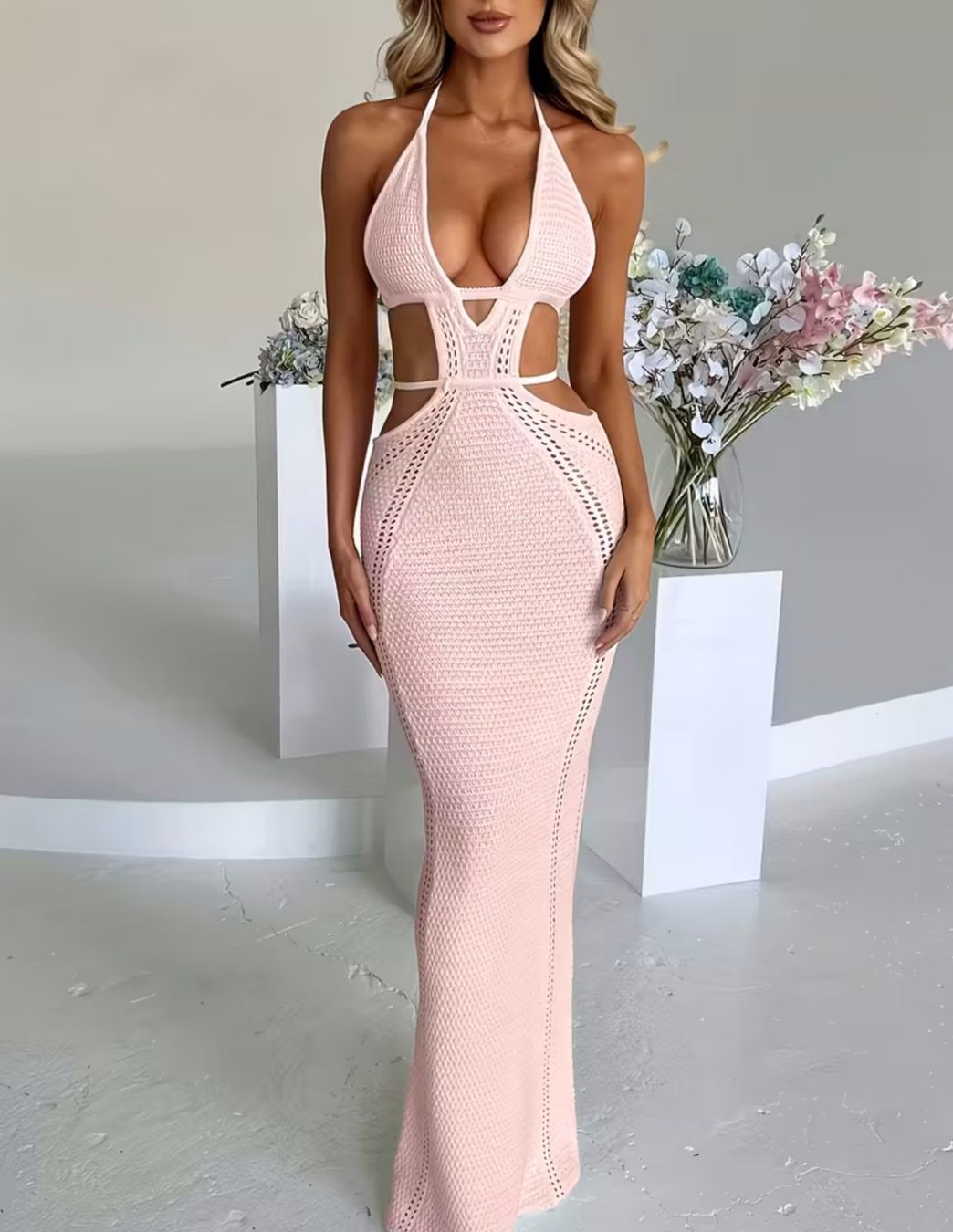 Kleider: Hollow-Out Midi Strandkleid – Gebraucht aus Reinach BL von Deinfashion 4