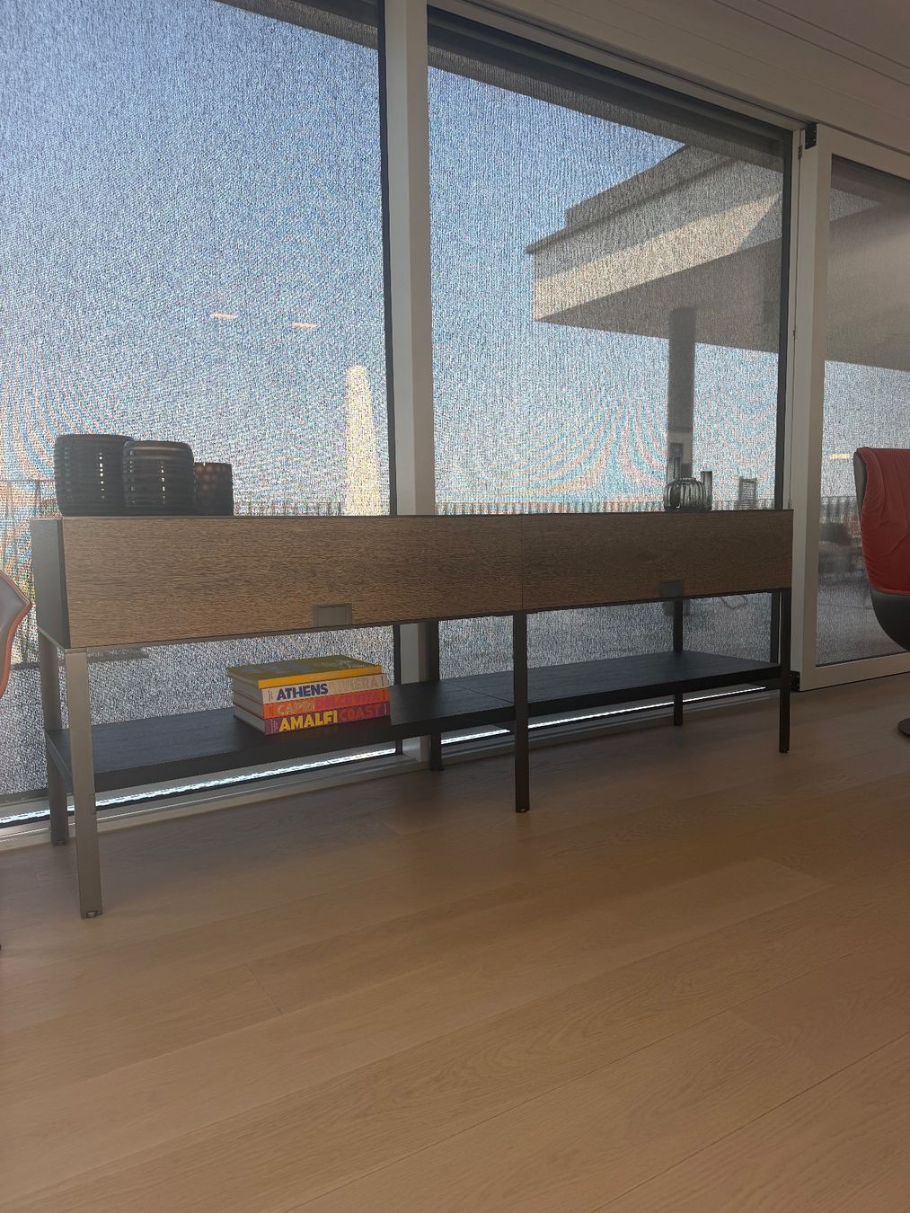 Console: Sideboard/ Konsole ERACLE von MAXALTO, Eiche und Sucupira – Usato da Zug venduto da ker_y92n