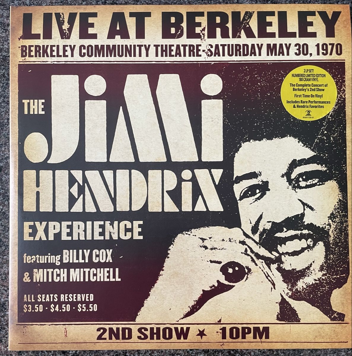 Dischi in vinile: Jimi Hendrix Experience - Live at Berkeley - Vinyl LPs – Usato da Olten venduto da Bluespapst