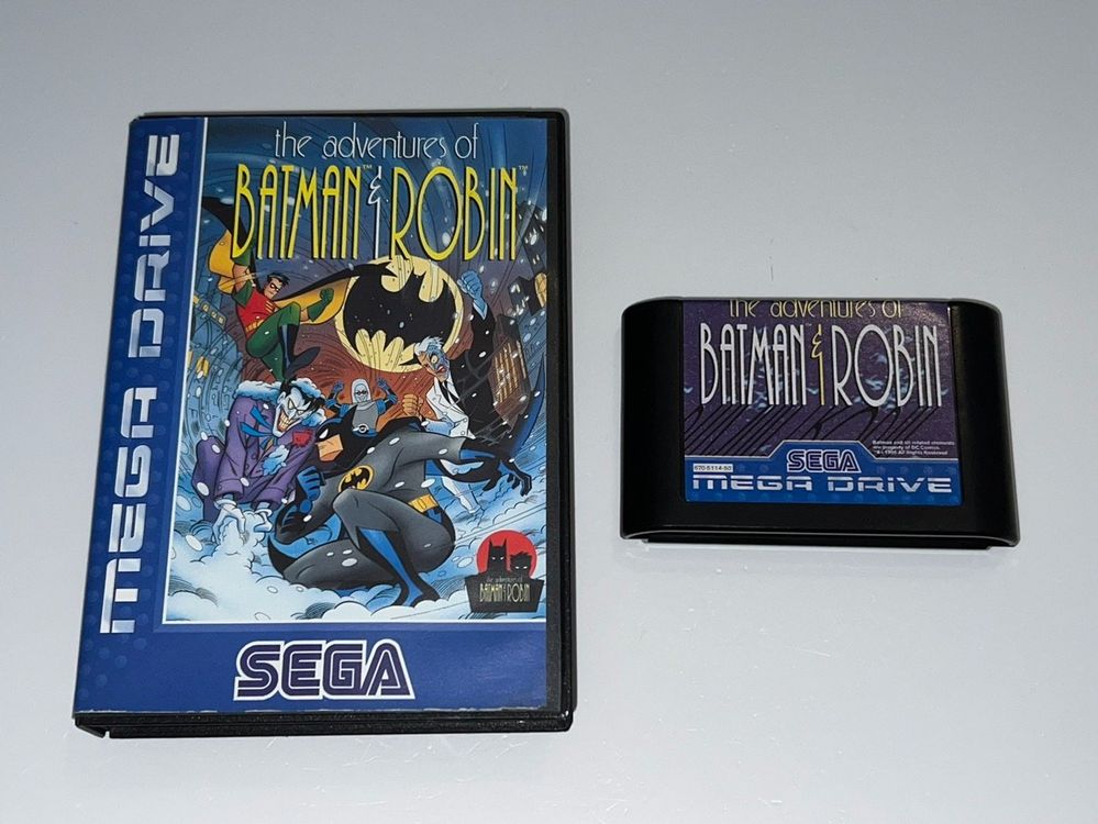 Sega Mega Drive Spiel - The Adventures of Batman & Robin OVP | Kaufen ...