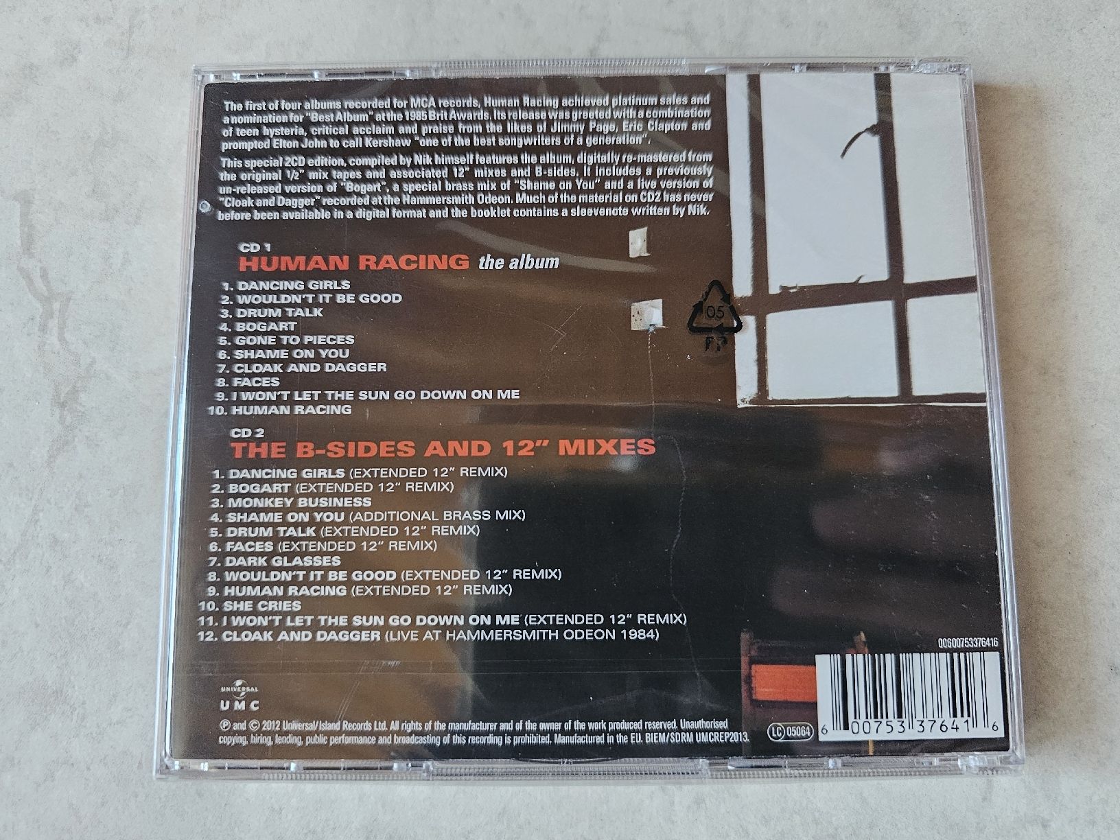 CDs: Nik Kershaw  -  Human Racing / 2 CD Fabrikneu – Neu und originalverpackt aus Schneisingen von backstore24 1