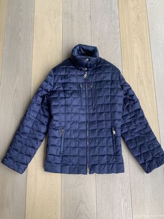 BOGNER Ski Jacke Grösse 38 bestickt dunkelblau