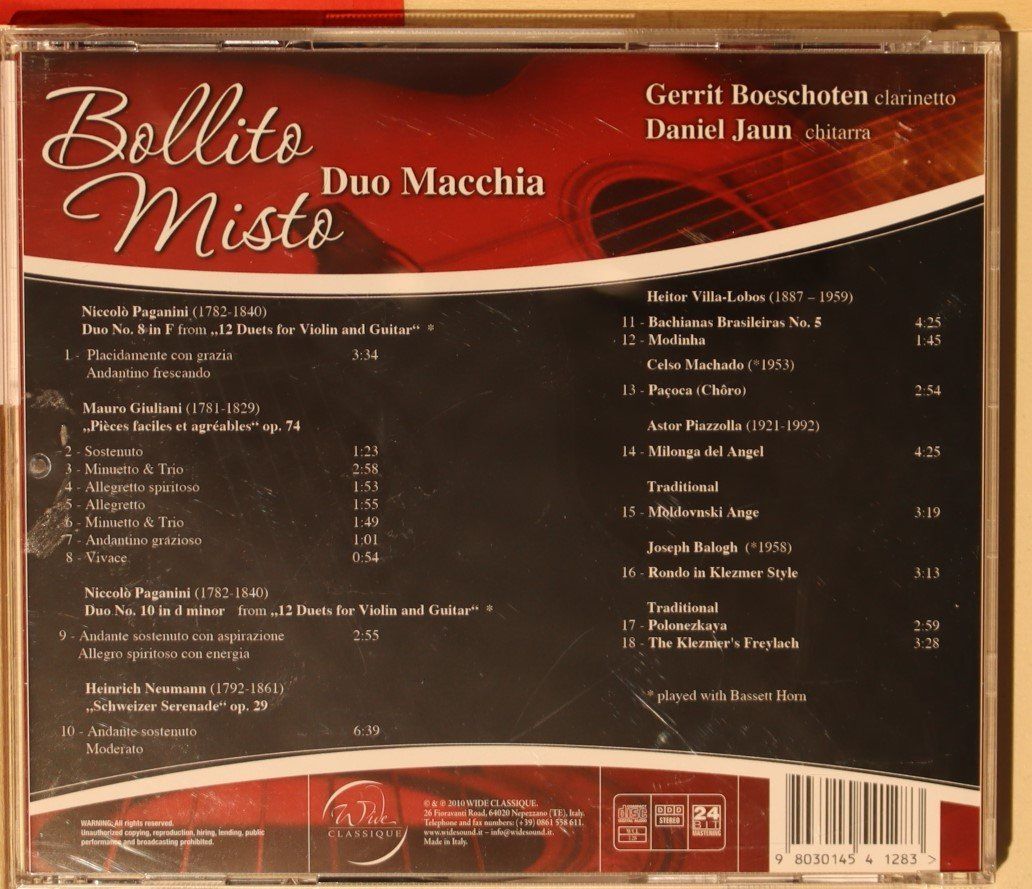 CD: Duo Macchia – Bollito misto – Usato da Luzern venduto da CONTENTI 2