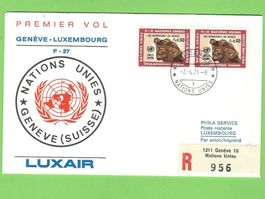 Genève -Luxemburg mit Luxair F-27